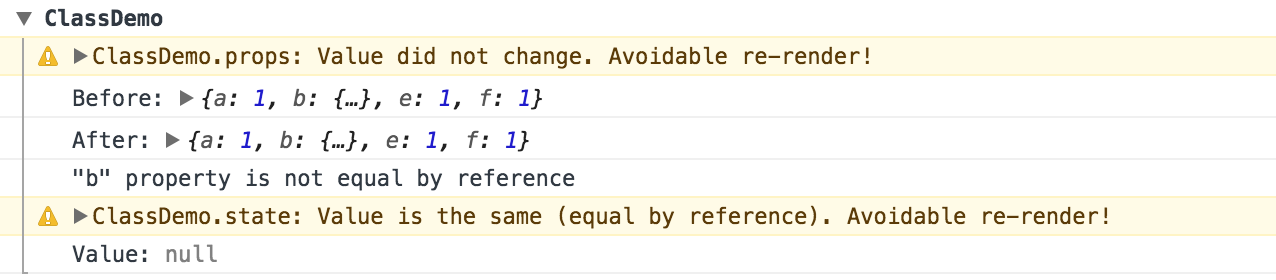 Пример работы библиотеки why-did-you-update