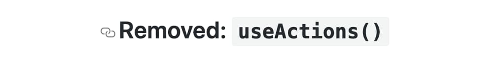 Хук useActions