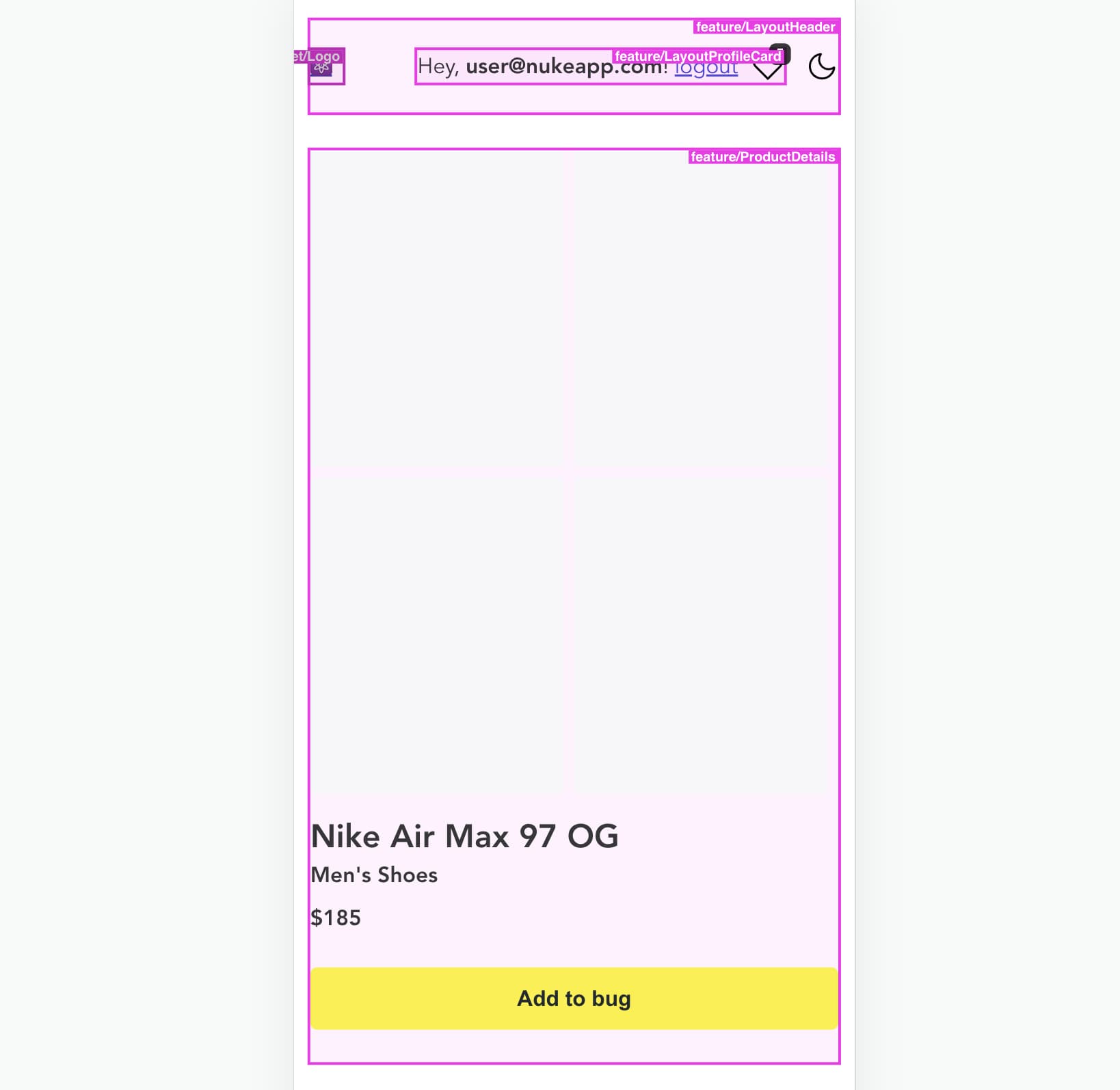 Разбиваем интерфейс на фичи